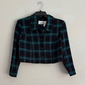 Women’s vintage halmode petites crop jacket 10